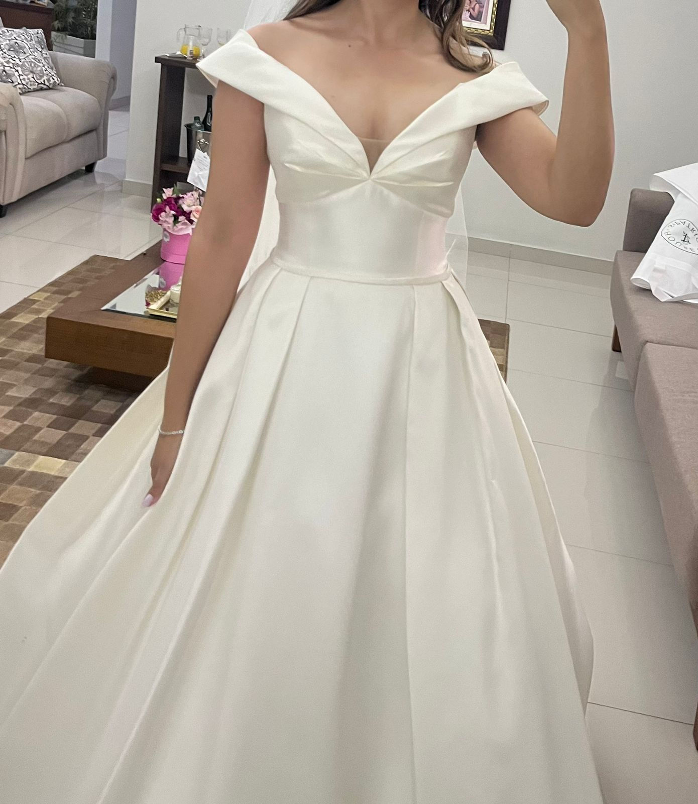 VESTIDO DE NOIVA PRINCESA EM MIKADO ST PATRICK