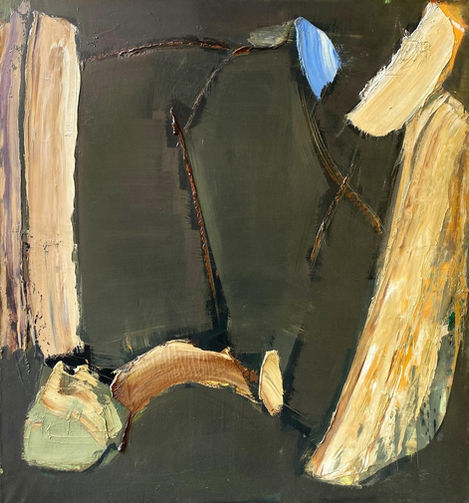 Sombre du jardin de Cachan aux barres ocres (à l’art nègre), 1961