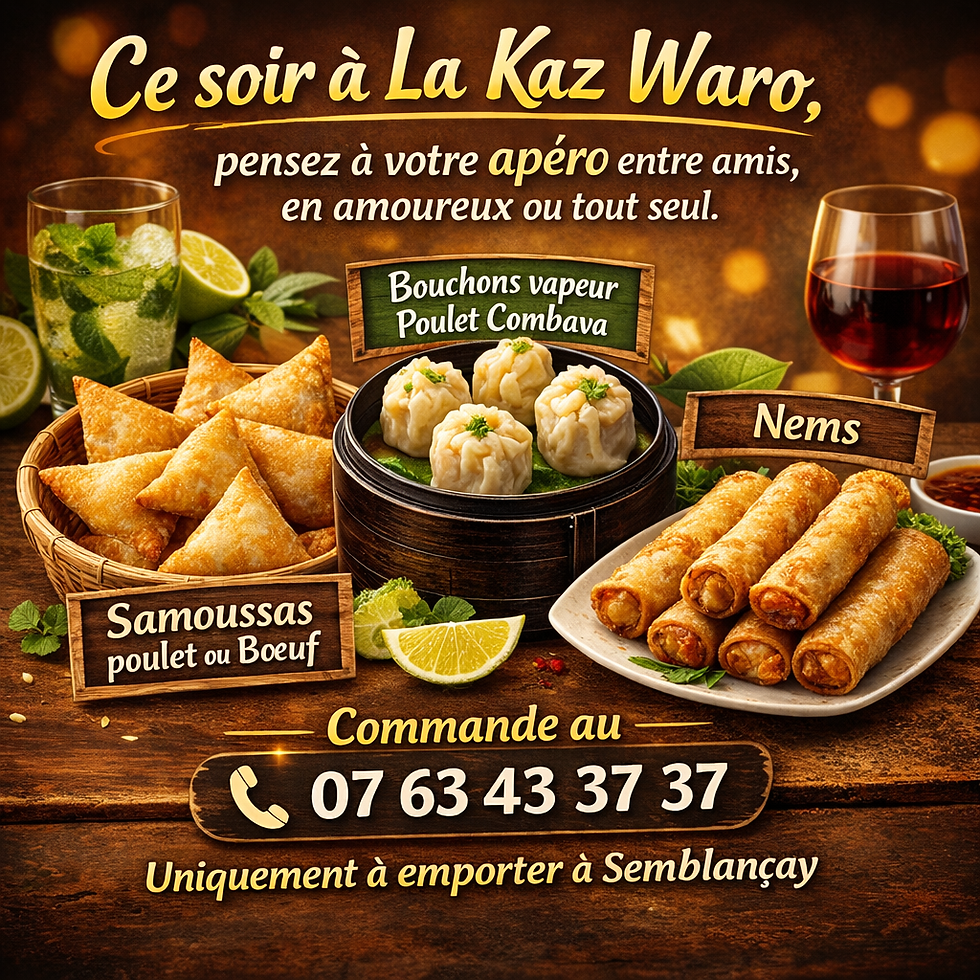 Apéro Samedi 31 Janvier 2026