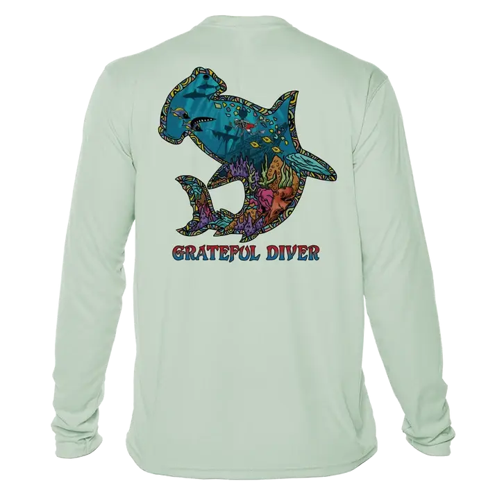 Psychedelic Hammerhead UPF 50+ Long Sleeve Shirt