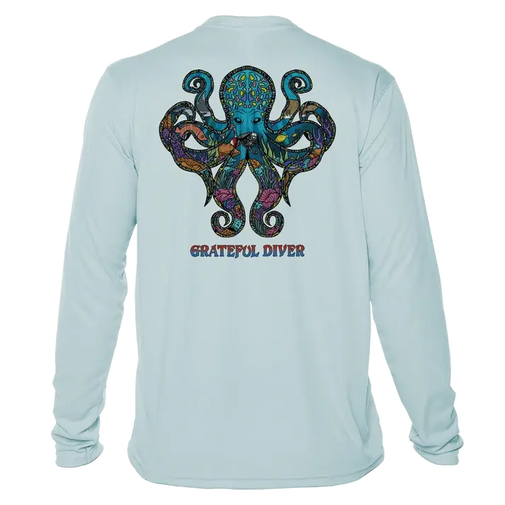 Psychedelic Octopus UPF 50+ Long Sleeve Shirt