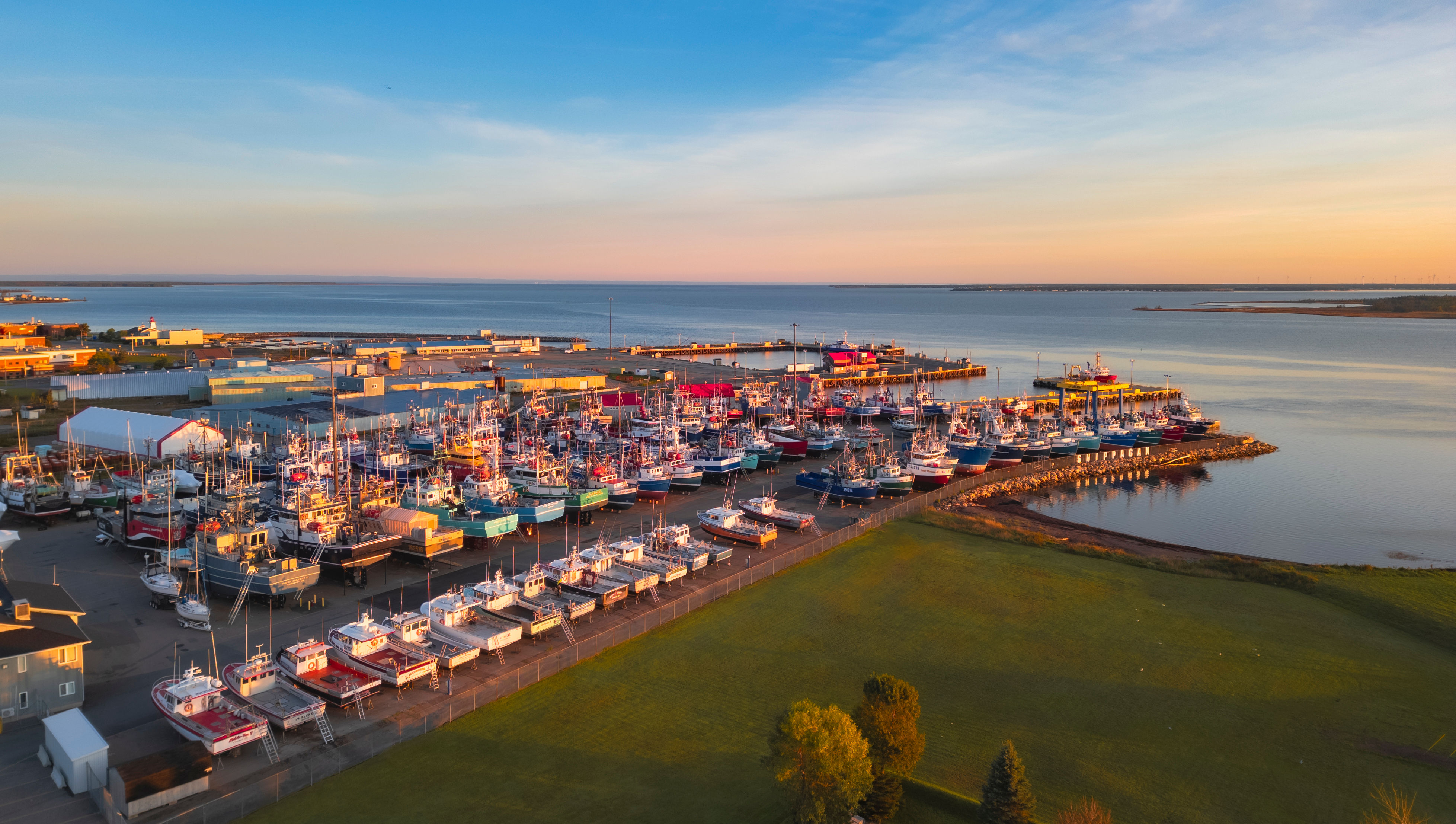 La flotte de Shippagan au repos