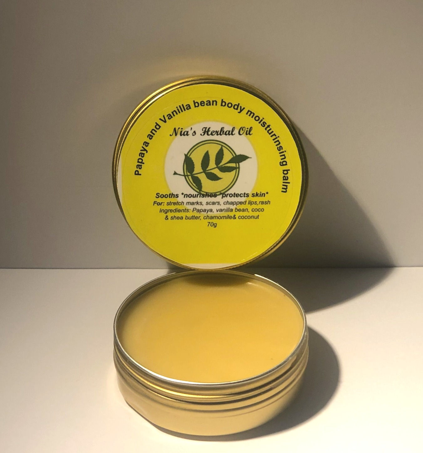 Body Moisturing Salve- Papaya & Vanilla