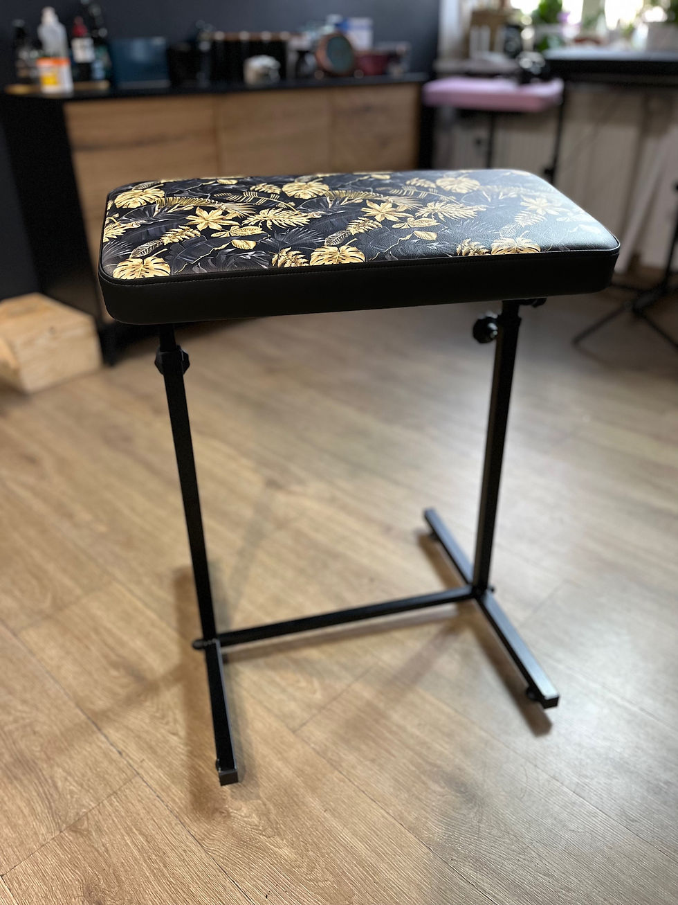 Miniatura: Podłokietnik do tatuażu 30x60 • MONSTERA GOLD FIRST