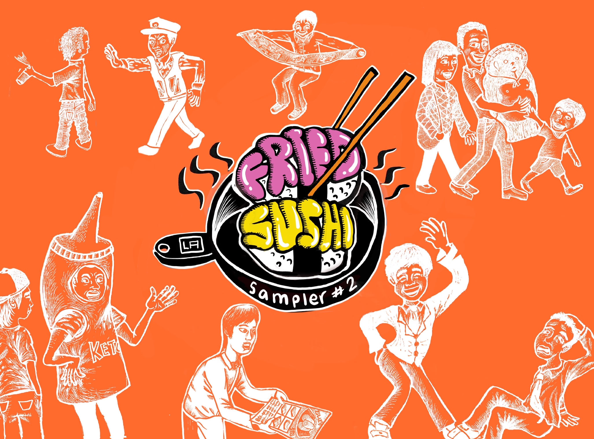 Fried Sushi: Sampler #2