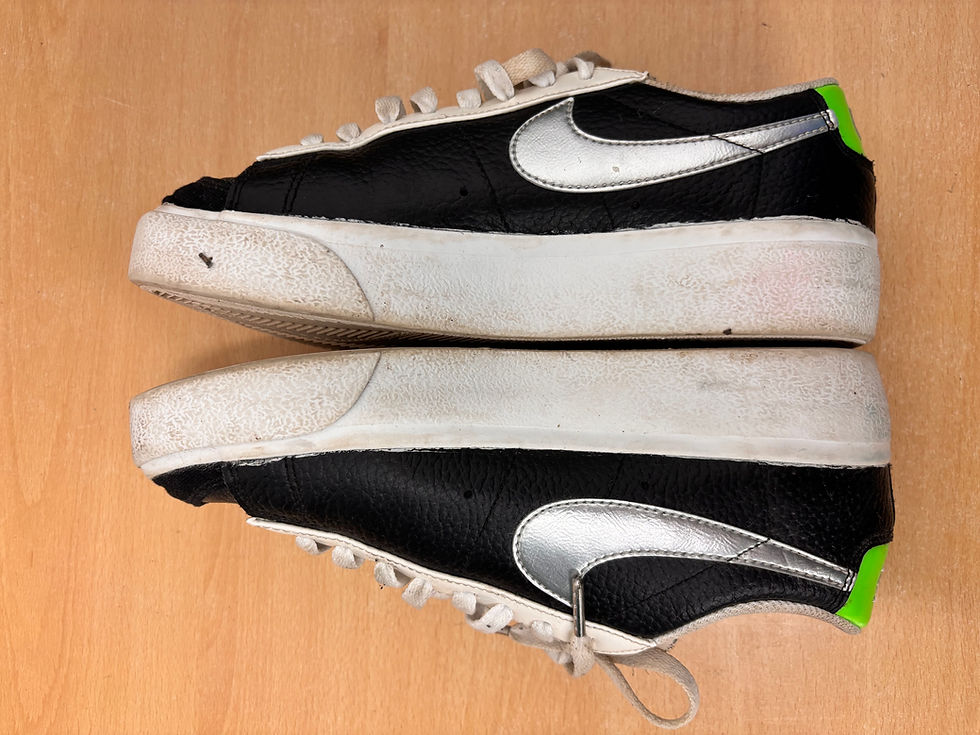 Thumbnail: Nike Blazer Platform Trainers (Black/Silver) Size 6 (S206)