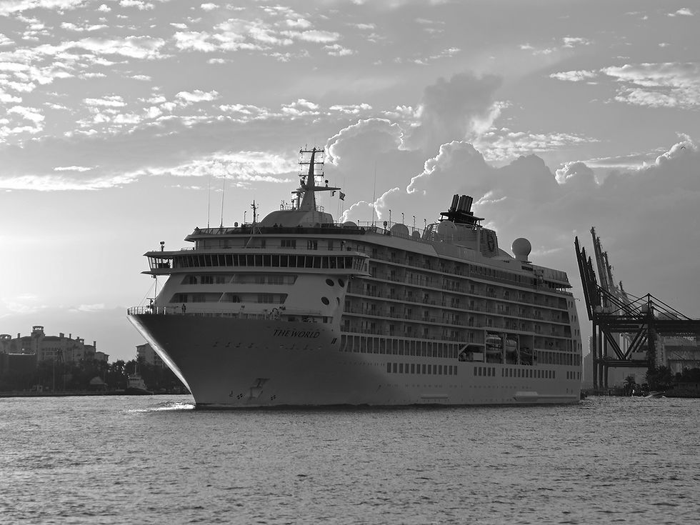 THE WORLD SETS SAIL