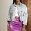 Miniatura: VIOLET STRETCH SATIN SKIRT
