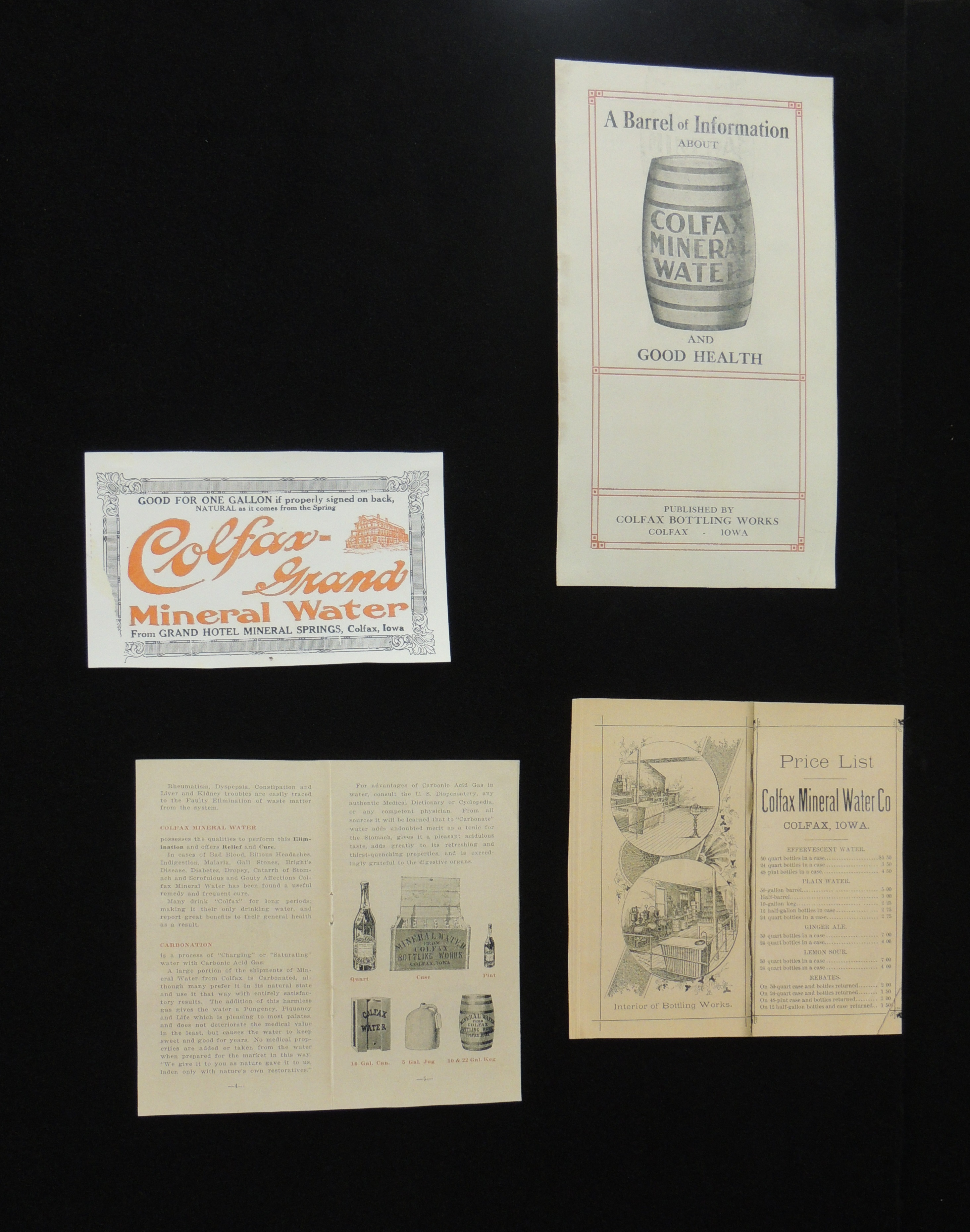 Colfax Mineral Springs Water colfaxiahistor