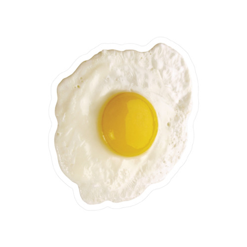 Fried Egg Sunny Side Up Vinyl Decal Ornery Elephant