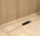 hidden outlets, modern clean aesthetics