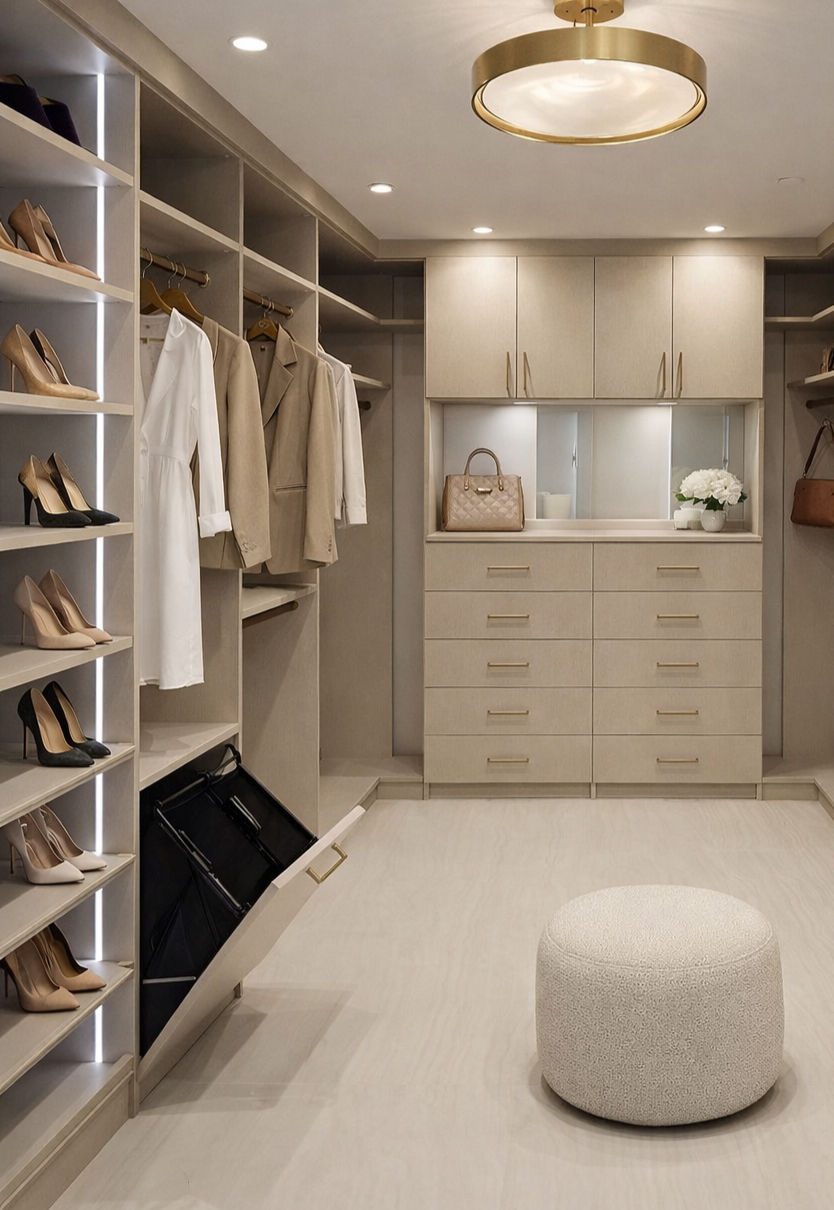Luxury Home Closet Organization, Florida, Boca Raton, Palm Beach. Florida Home Decor