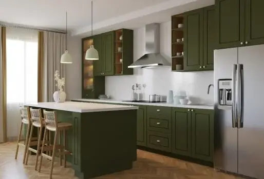 Tendência de cores nos armários para cozinha
