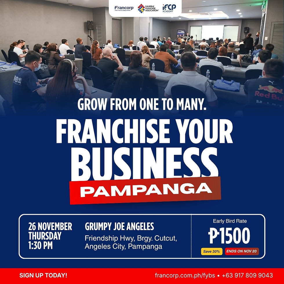 Franchise Your Business - PAMPANGA