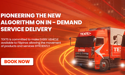 Service - Logistic Franchise Philippines, TEXTS franchise fee and investment, Logistic and Delivery business