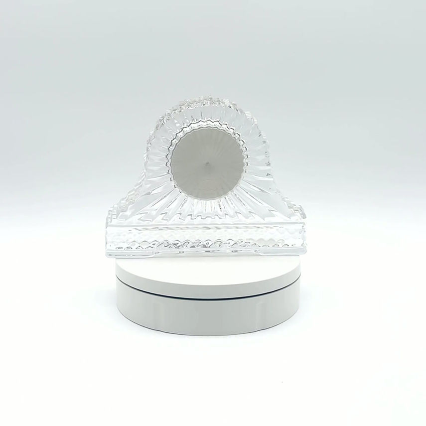 Vintage Galway Irish Crystal Quartz Mantel Clock