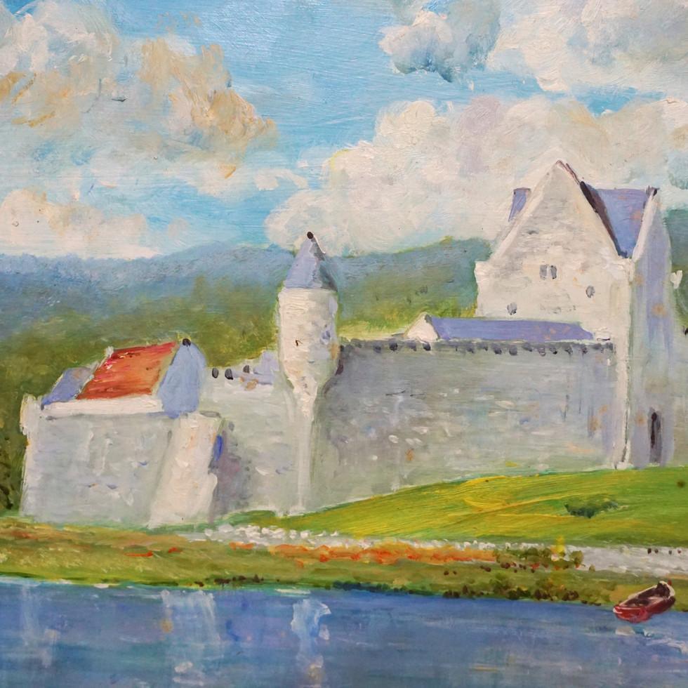Original Oil Painting of Parke's Castle by A.Woods