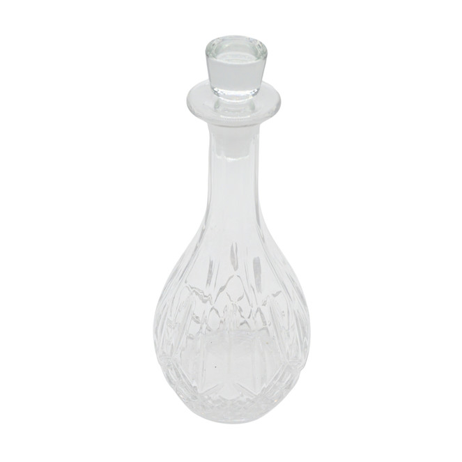 Vintage Decorative Glass Decanter with Stopper