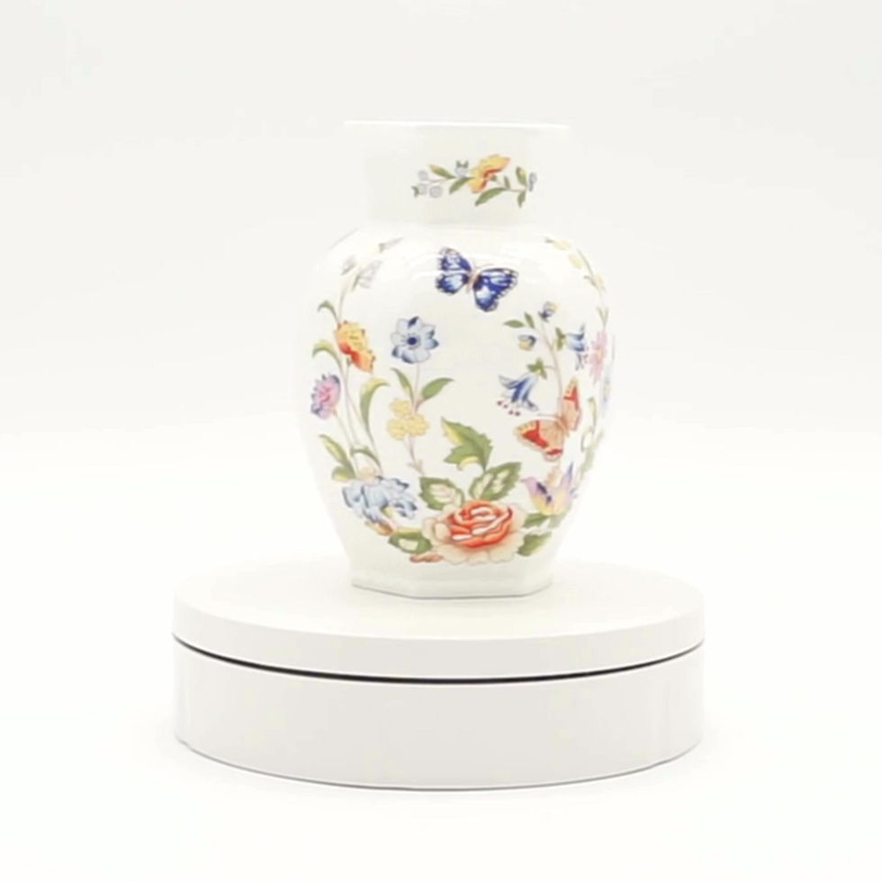 Aynsley Cottage Garden Bone China Vase