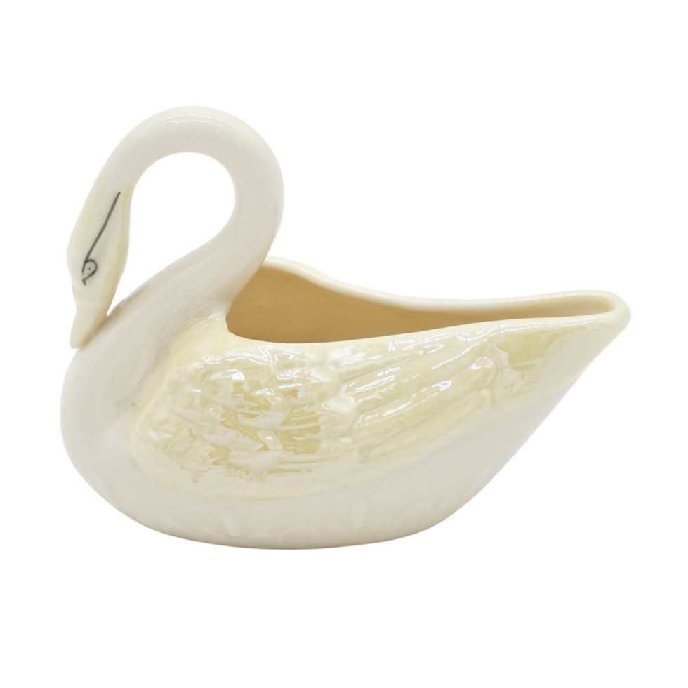 Belleek Irish Porcelain Swan Creamer