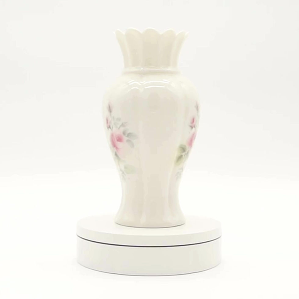 Donegal Parian Irish Rose Lifford Floral Vase