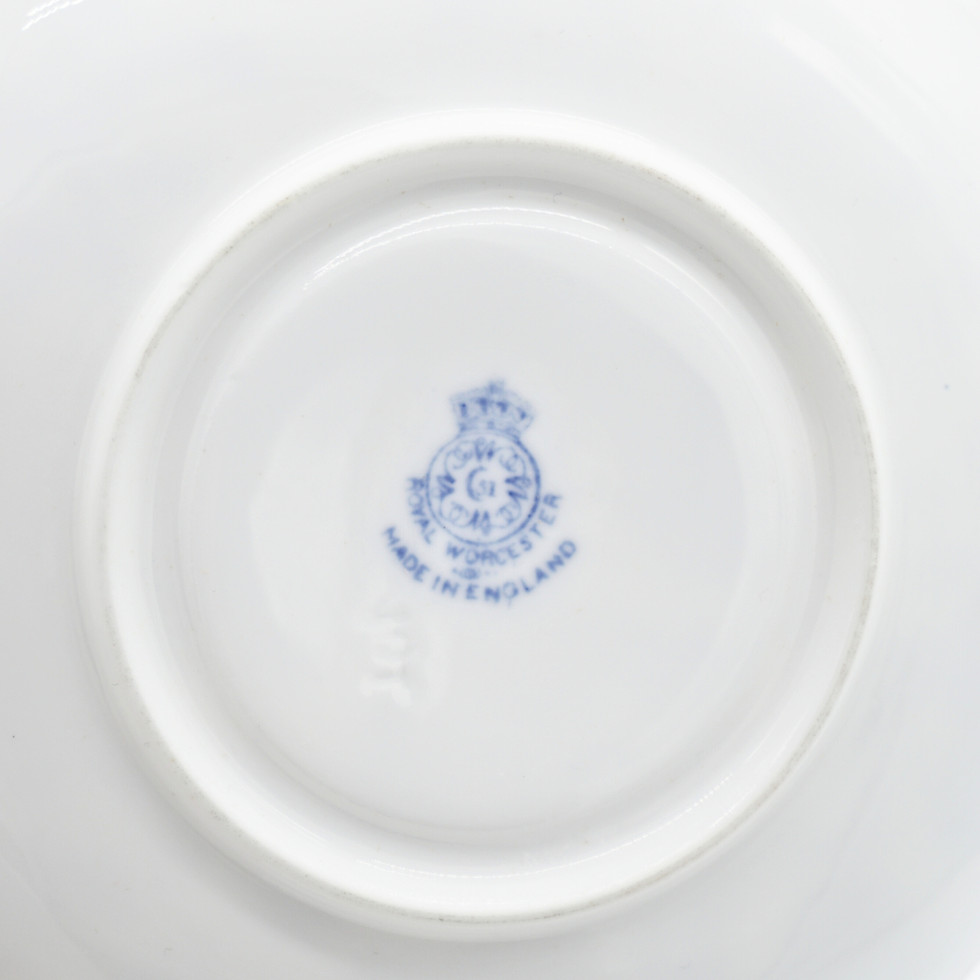 Royal Worcester Blue Dragon Bone China Tea Set