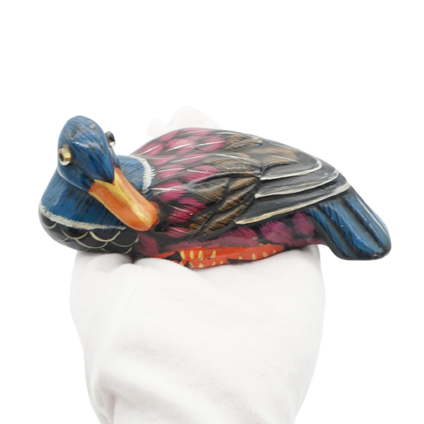 Pair of Vintage Small Ceramic Duck Figurines