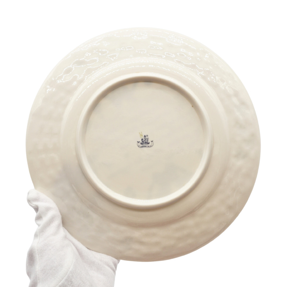 Belleek Marriage Blessing Irish Parian Decorative Porcelain Plate