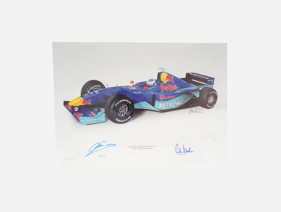 Limited Edition Print, Red Bull Sauber Petronas C19 Formula 1, 109/250, Unframed