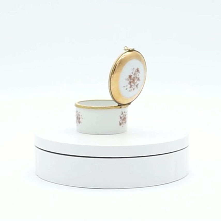 Limoges Castel Porcelain Trinket Box