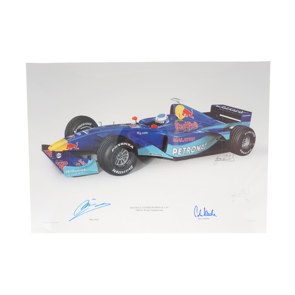 Limited Edition Print, Red Bull Sauber Petronas C19 Formula 1, 110/250, Unframed