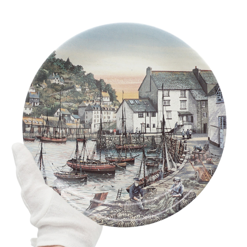 Poole Pottery Famous Fishing Harbours By Kevin Platt