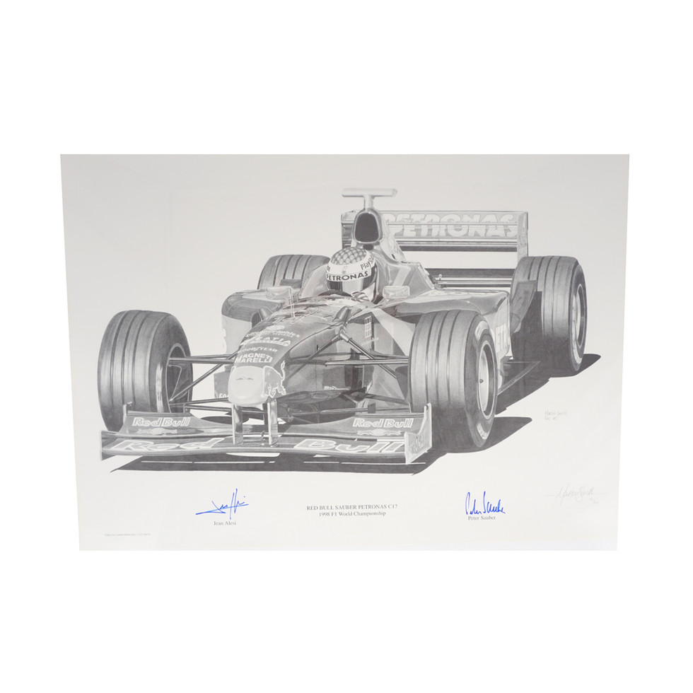 Limited Edition Print, Red Bull 1998 Sauber C17, 121/250, Unframed