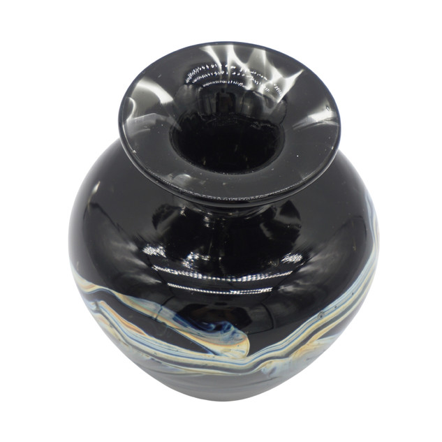 Mdina Signed Hand Blown Art Glass Vase