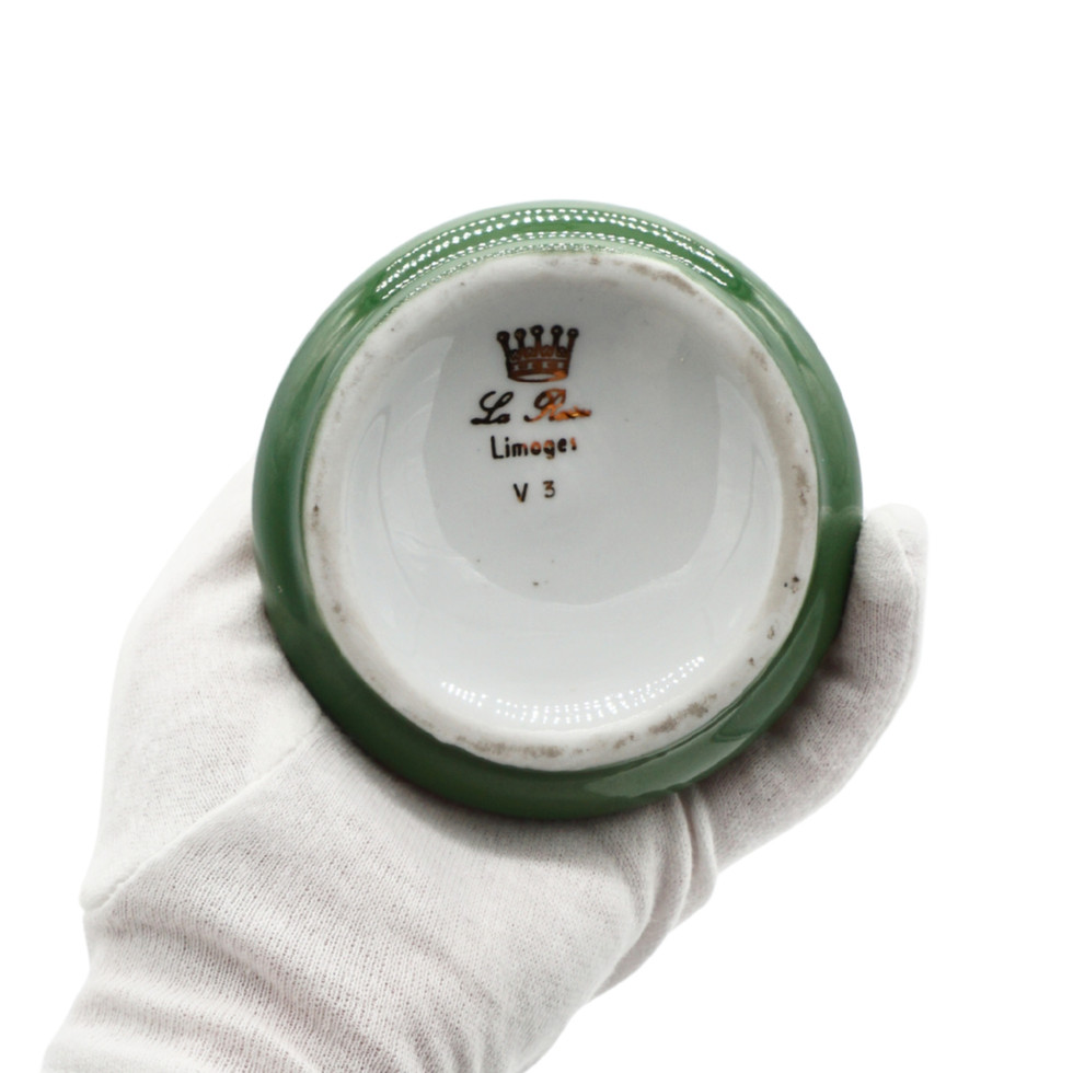 Limoges Porcelain Bud Vase by La Reine