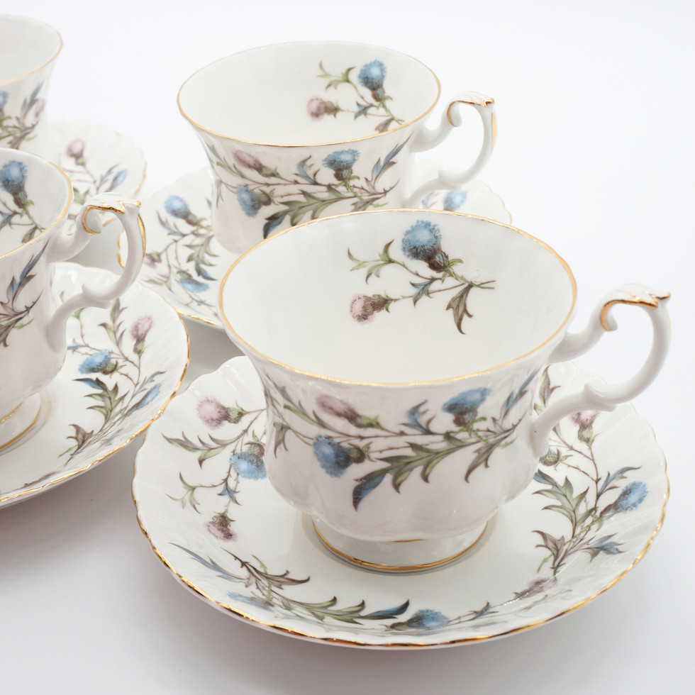 Royal Albert Brigadoon Bone China Tea Cup And Saucer Set