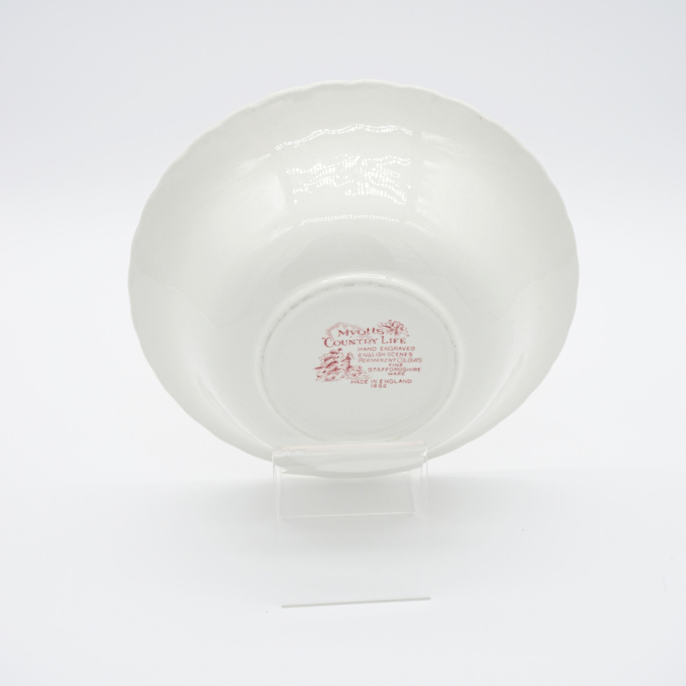 Myott Staffordshire Country Life Soup Bowl