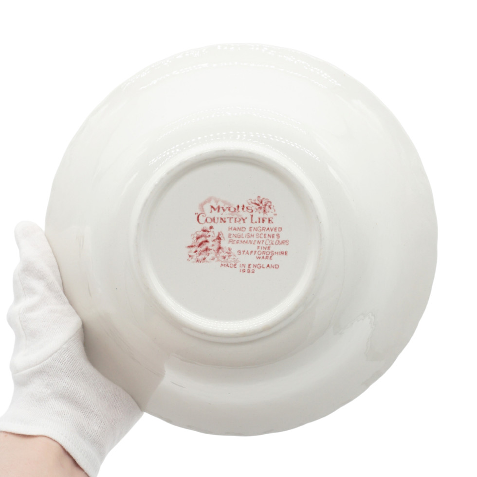 Myott Staffordshire Country Life Soup Bowl