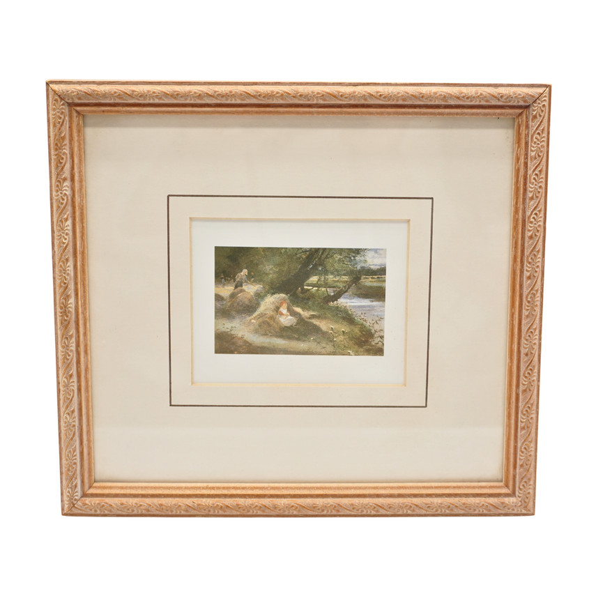 Pair of Vintage Framed Countryside Art Prints