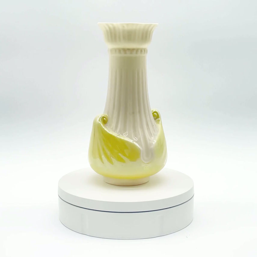 Belleek Irish Porcelain Moore Pattern Vase