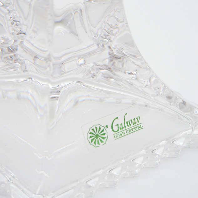 Vintage Galway Crystal Candlestick Holders