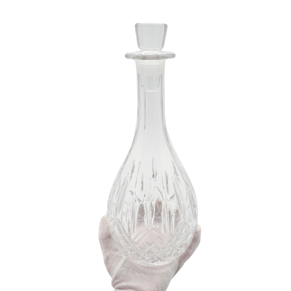Vintage Decorative Glass Decanter with Stopper