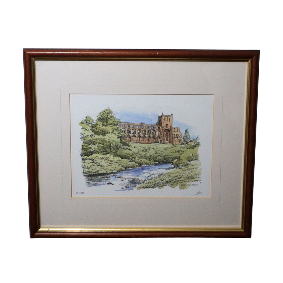 Limited Edition Print of Jedburgh Abbey by Lockey