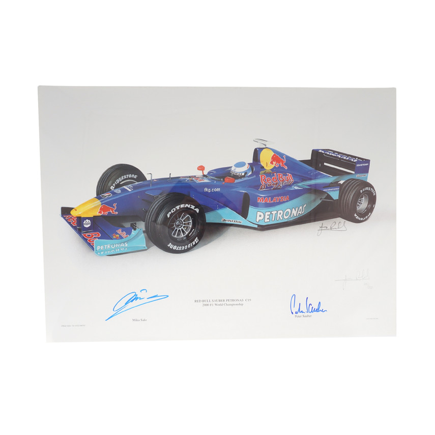 Limited Edition Print, Red Bull Sauber Petronas C19 Formula 1, 109/250, Unframed