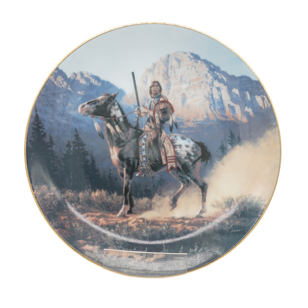 Mystic Warriors Top Gun Plate By Chuck Ren, 1992