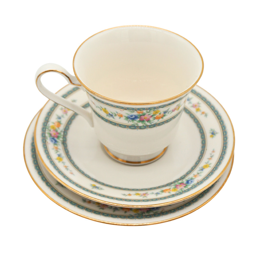Noritake Amenity 7228 Ivory China Tea Set