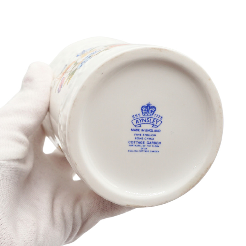 Vintage Aynsely Cottage Garden Lidded Jar