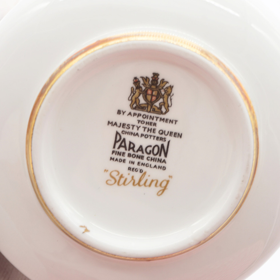 Paragon Stirling Bone China Tea Set For Three