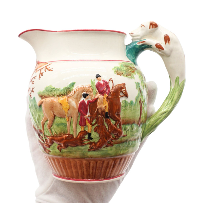 Wedgwood Etruria D'ye Ken John Peel Hunting Scene Pitcher