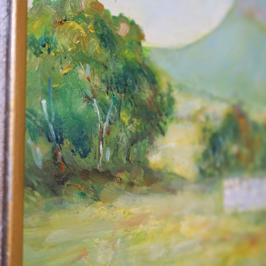 Original Oil Painting of the Round Tower Near Benbulben by A.Woods